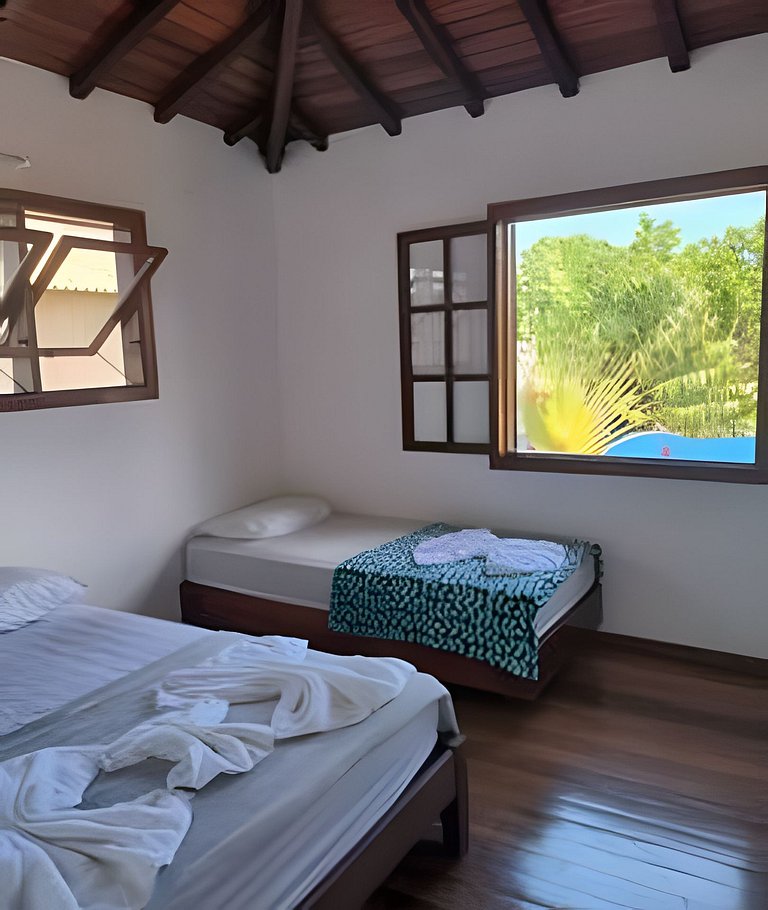 Casa c/ piscina e churras perto de Geribá e Tucuns