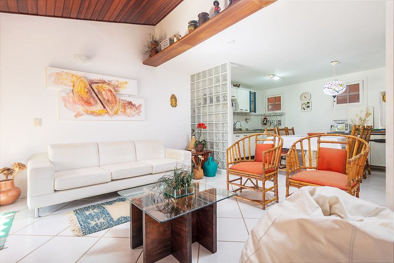 Casa para 6 perto da Praia de Geribá